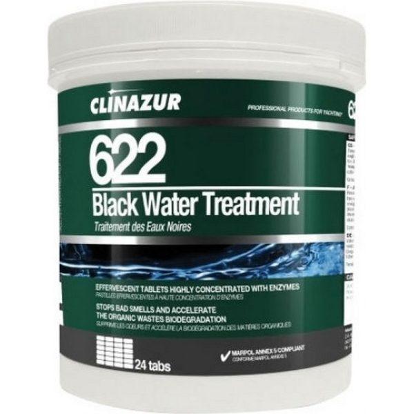 Καθαριστικό Δεξαμενών Λυμάτων Clinazur 622 Black Water Treatment 24τεμ (ex122)