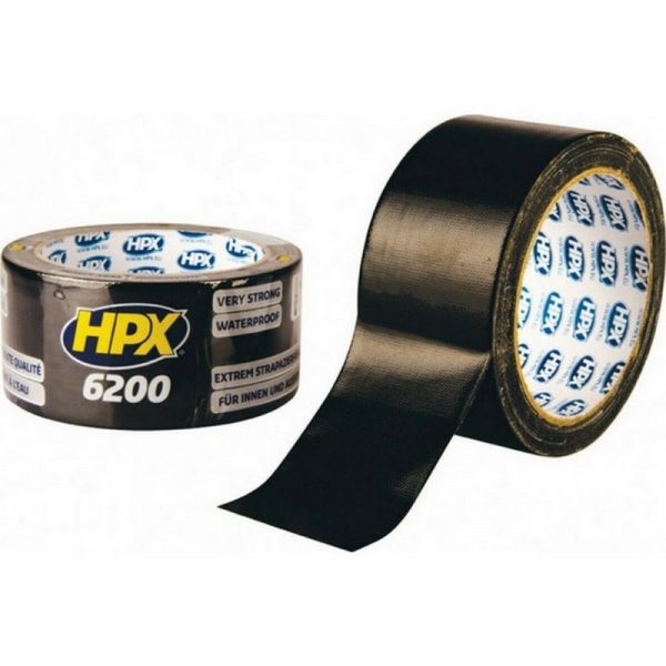 Black Fabric Tape HPX 6200 48mm x 25mm