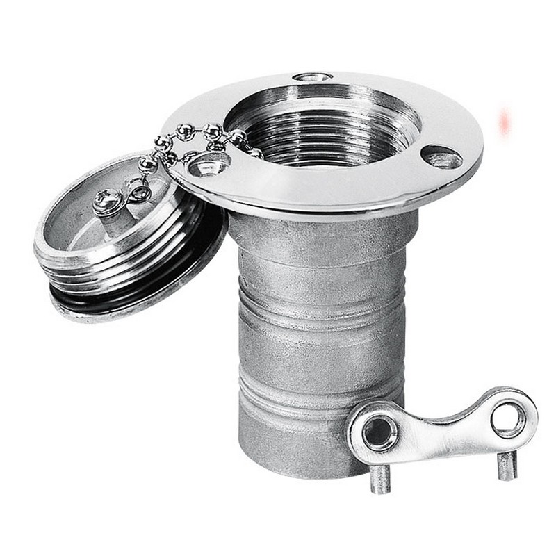 Τάπα Νερού Inox Οβάλ Φ50mm.