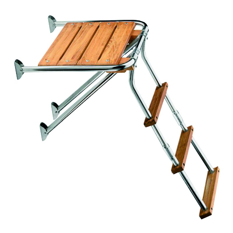 Πλατφόρμα Με 3 Σκαλιά Inox W17 x L37cm