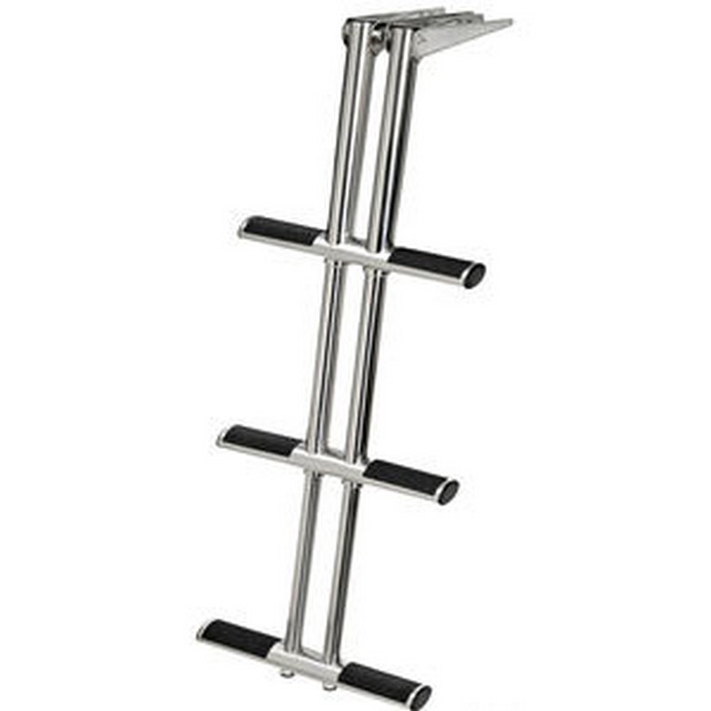 Σκάλα Τηλεσκοπική Inox SS316 3 Σκαλιά W35 x L87cm