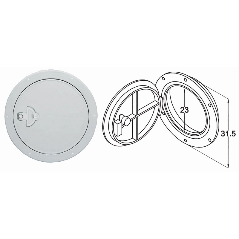 Πορτάκι Στρογγυλό Ιταλίας Cansb Φ32cm