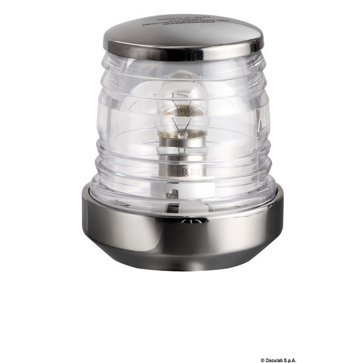 Φανός Περίβλεπτος Inox  Λευκό Led  Για Σκάφη Εως 12m - Osculati