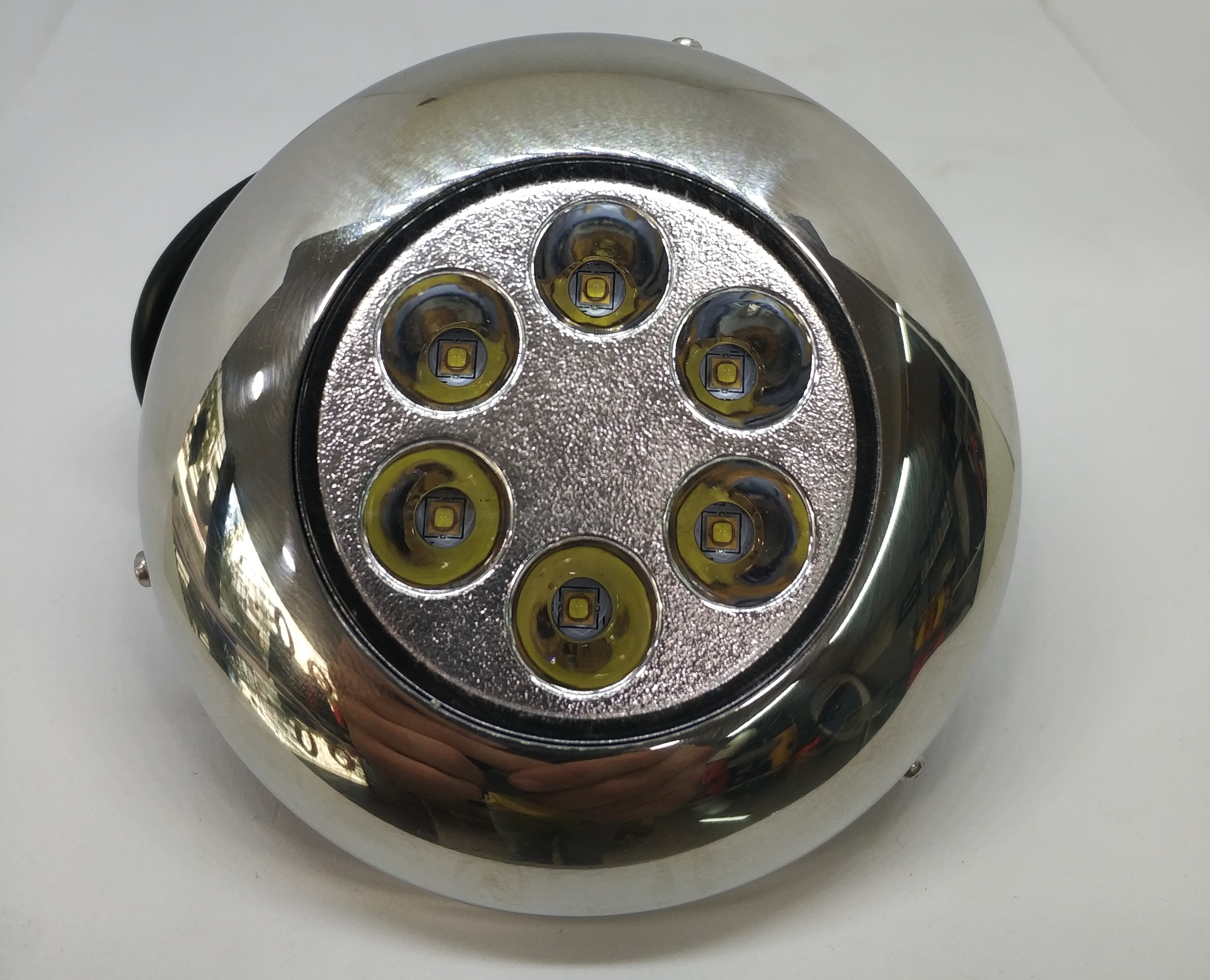 Υποβρύχιο Φωτιστικό Στρογγυλό Inox 10-30V Φ120mm 