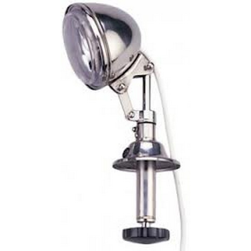 Αδιάβροχος Προβολέας Inox Led Με Περιστροφική Βάση 12V
