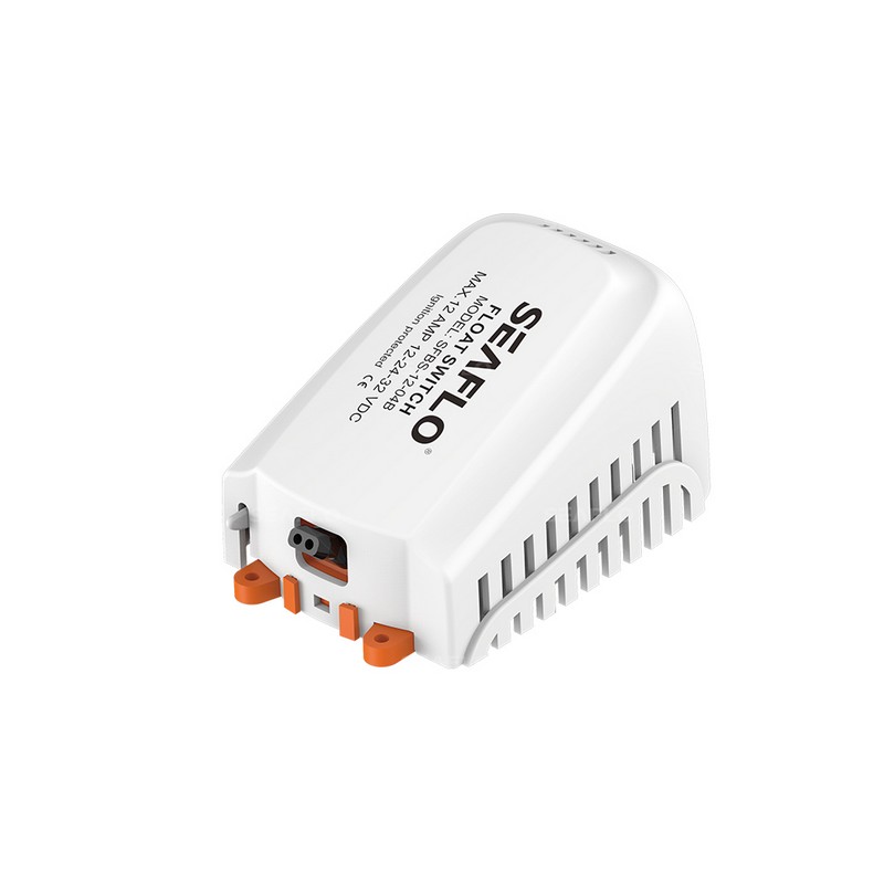 Φλοτερ Σεντίνας Τετράγωνο Με Καπάκι Seaflo 25Α 10-30V