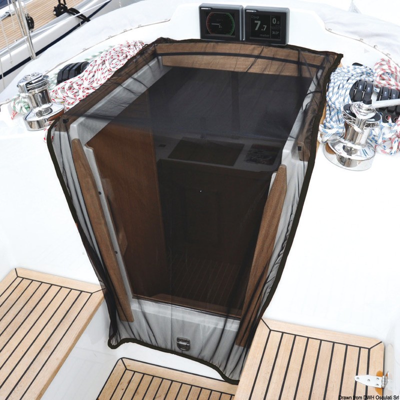 Κουρτίνα - Κουνουπιέρα Φάλκας Black 900x1800mm Waterline Design