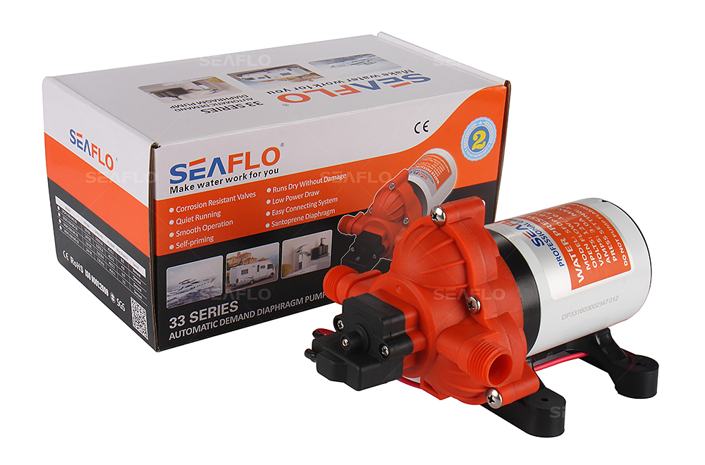 Πρεσοστατική Αντλία Seaflo 11.6 Λίτρα/Λεπτό 3.1BAR 3GPM Diaphragm Pump