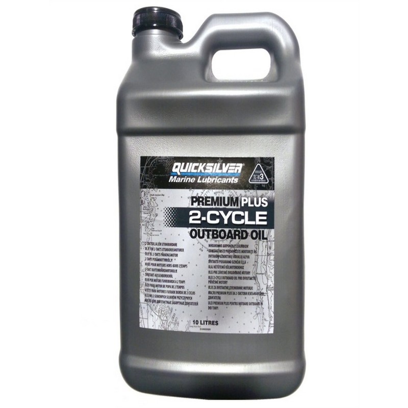 Quicksilver Oil Premium Plus 2T Λάδι Δίχρονης Εξωλέμβιας Μηχανής 10Lt  