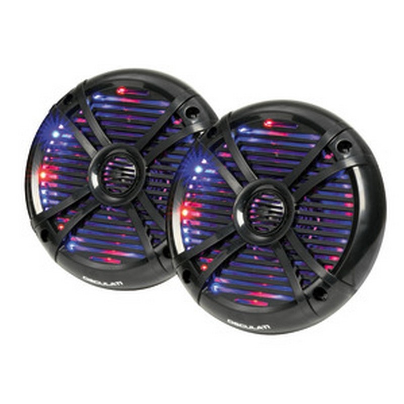 Ζεύγος Αδιάβροχα Ηχεία Led RGB 6.5'' 240W Osculati 29.747.04