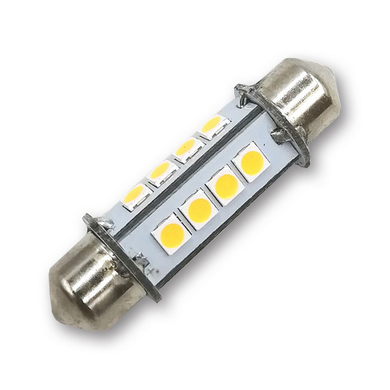 ΛΑΜΠΑΚΙ LED FESTOON ΜΕ 8 LED 1,7 W COOL WHITE MEGALED