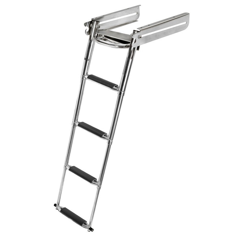 Σκάλα Πλατφόρμας Φαρδύ Σκαλοπάτι 360 x 1120 Inox 316 Osculati  49.558.14