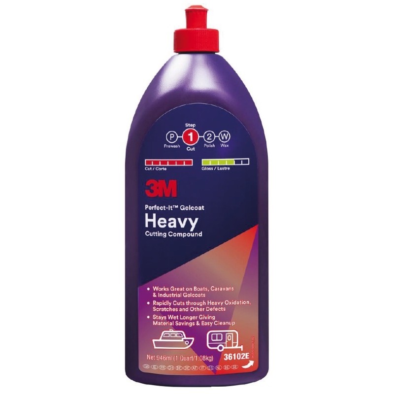 Αλοιφή 3M Heavy Cut Compound Gelcoat 36102E 946ml