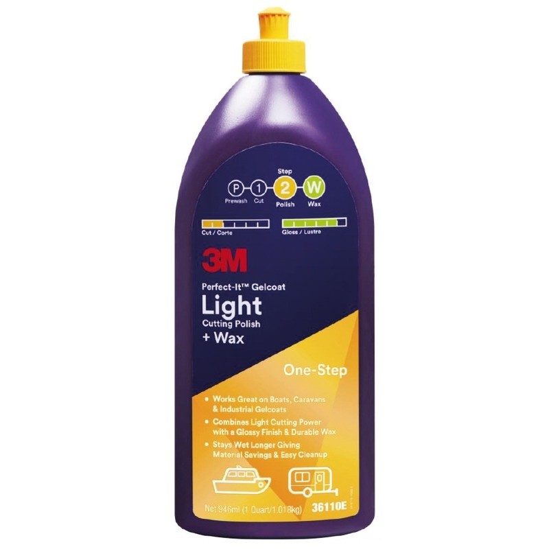 Αλοιφή 3M Perfect It Gelcoat Light Cut + Wax 36110E 946ml