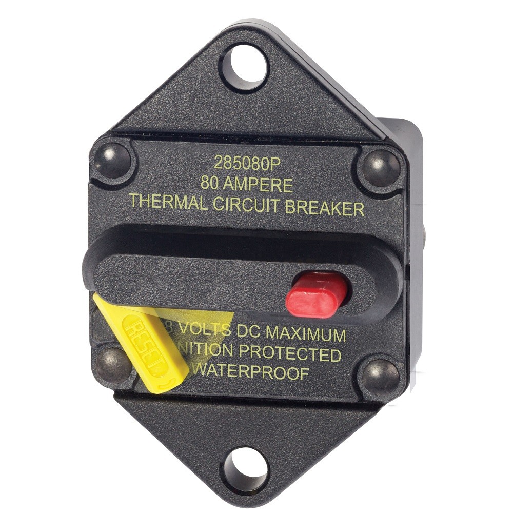 Ασφαλειοδιακόπτης BlueSea 285 Χωνευτός Panel Mount 80Α 7086