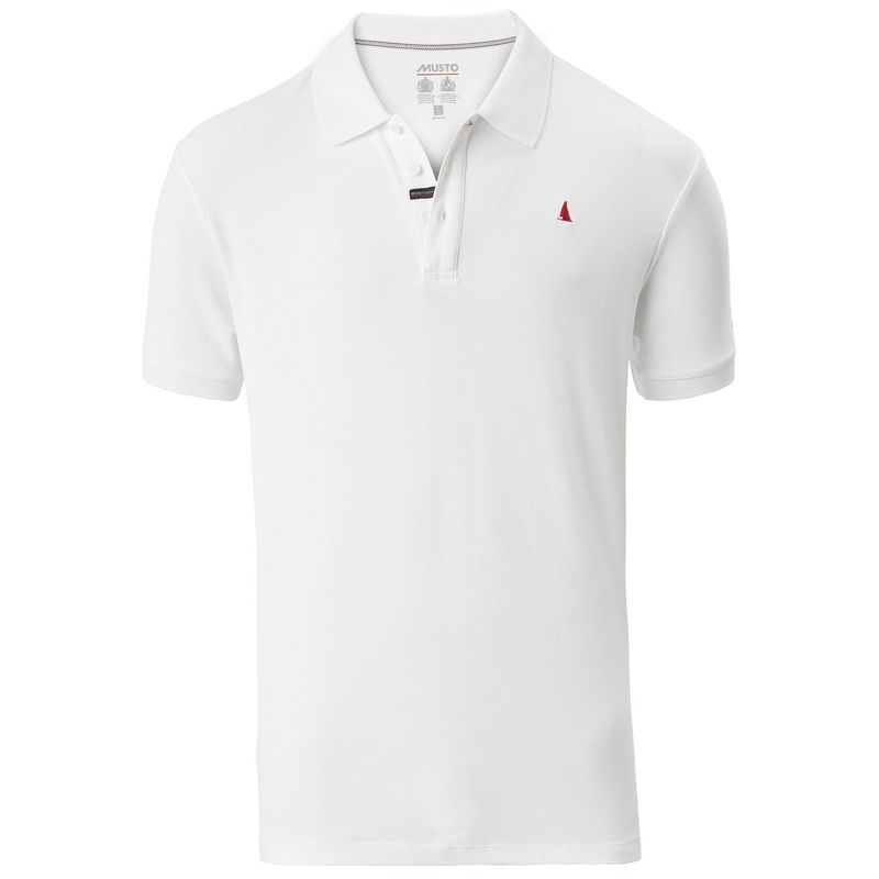 Κοντομάνικη Ανθεκτική Μπλούζα EVOLUTION PRO LITE PLAIN MUSTO S Λευκό