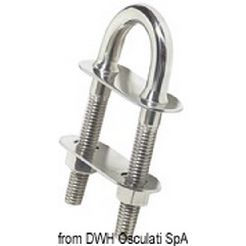 Μάπα Τύπου U B/T Inox 16mm x 160mm