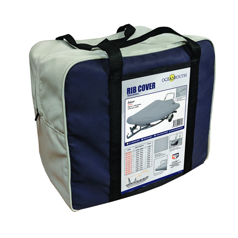 Κάλυμμα Φουσκωτού Με Roll Bar 4.7 - 5m Oceansouth Non Woven 280gr/m2
