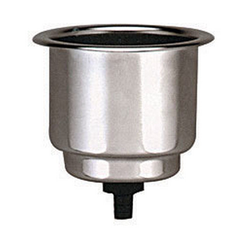 Ποτηροθήκη Στρόγγυλη Χωνευτή Inox SS316 