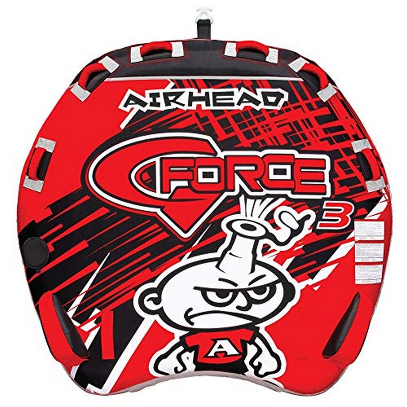 Φουσκωτό Παιχνίδι Airhead G-Force, 1-4 Αναβάτες Towable Tube for Boating Red AHGF-3