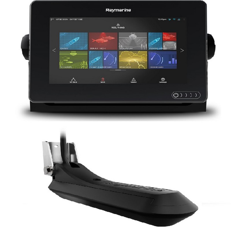 Raymarine AXIOM+ 7 RV, Multi-function 7" Display Sonar with RV 100 transducer