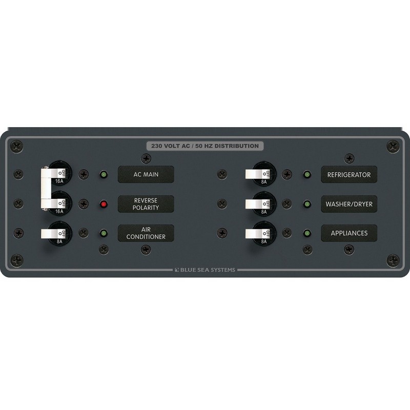 ΠΙΝΑΚΑΣ BLUE SEA AC 1 ΠΗΓΗ 4 ΘΕΣΕΙΣ 8199