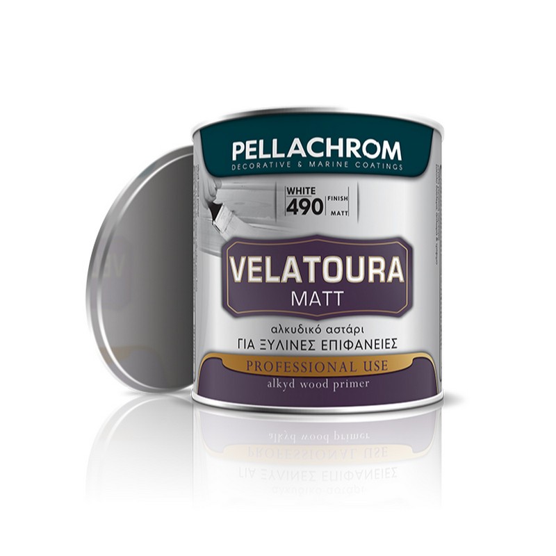 ΑΣΤΑΡΙ ΓΙΑ ΞΥΛΟ PELLACHROM VELATOURA WHITE 750ml