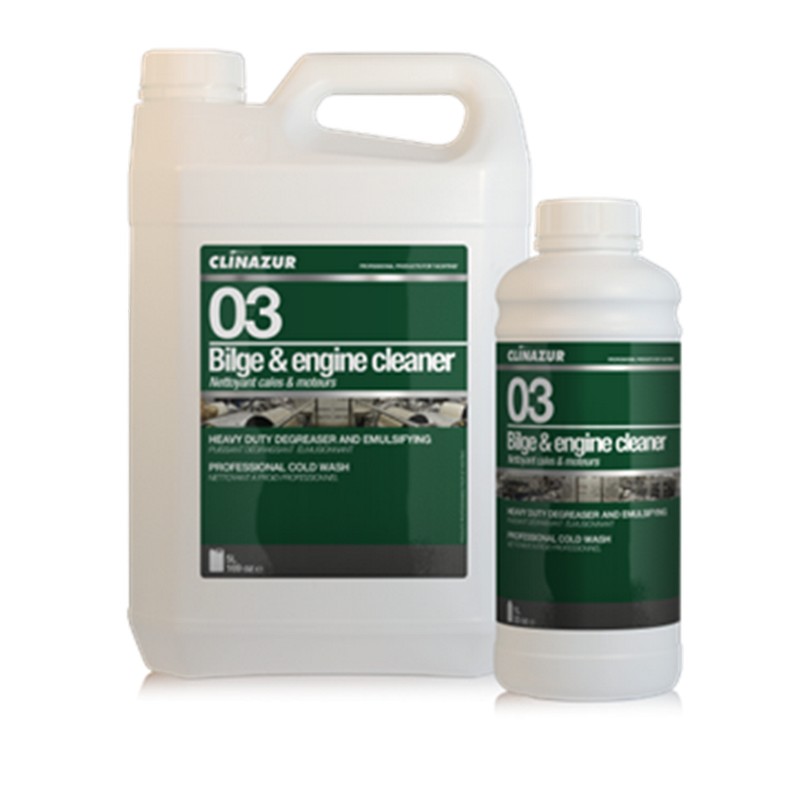 Καθαριστικό Σεντίνας και Μηχανών CLINAZUR 03 COLD WASH BILGE 1LT