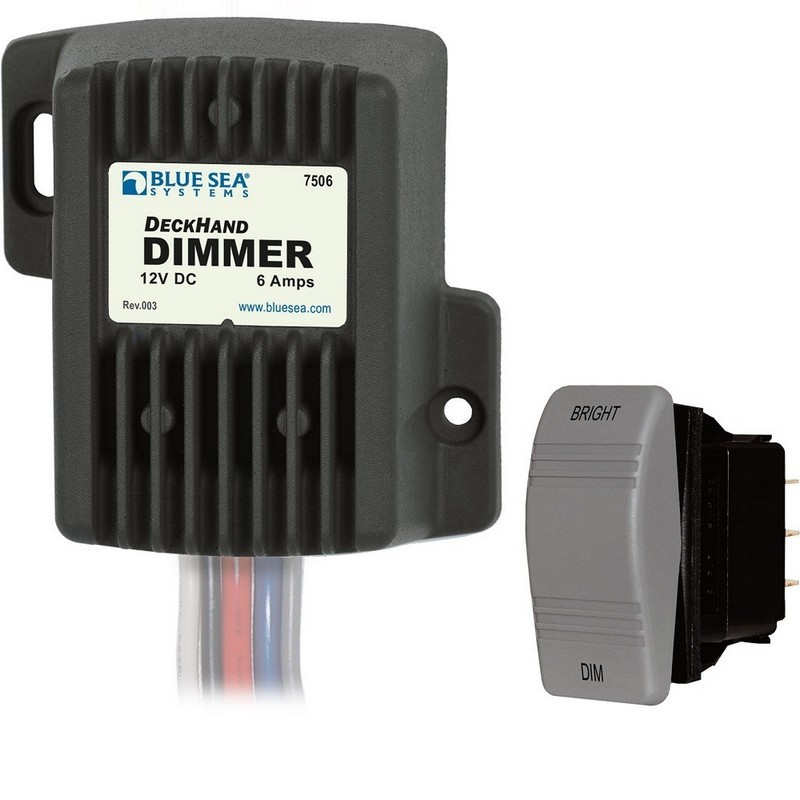 Διακόπτης DECKHAND DIMMER BLUESEA 12V DC 6A7506