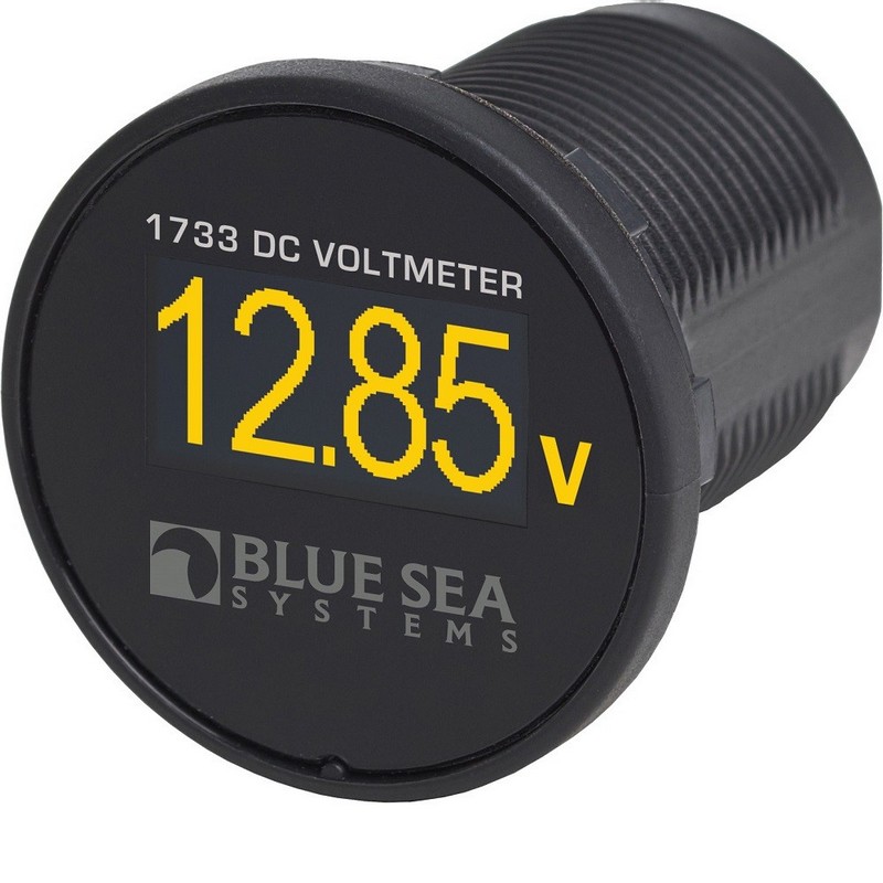 ΨΗΦΙΑΚΟ DC ΒΟΛΤΟΜΕΤΡΟ OLED ΚΙΤΡΙΝΟ BLUE SEA 1733200