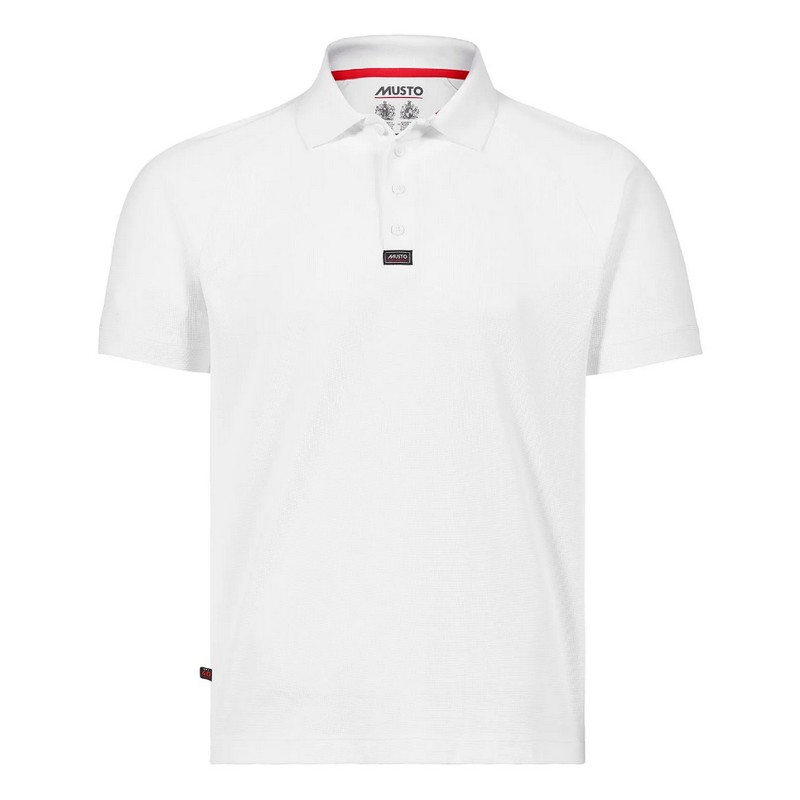 Μπλούζα Musto Polo ESS Tactel UPF 50 100% Polyamide Λευκό Small