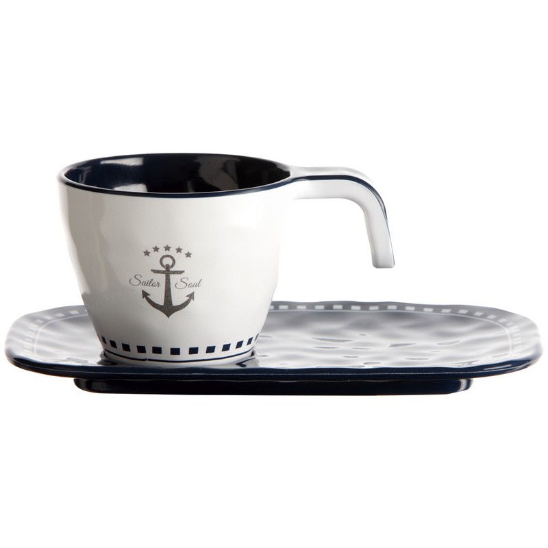 MARINE BUSINESS ESPRESSO SET 6 ΤΕΜ. ΜΕΛΑΜΙΝΗΣ ΣΕΙΡΑ SAILOR SOUL