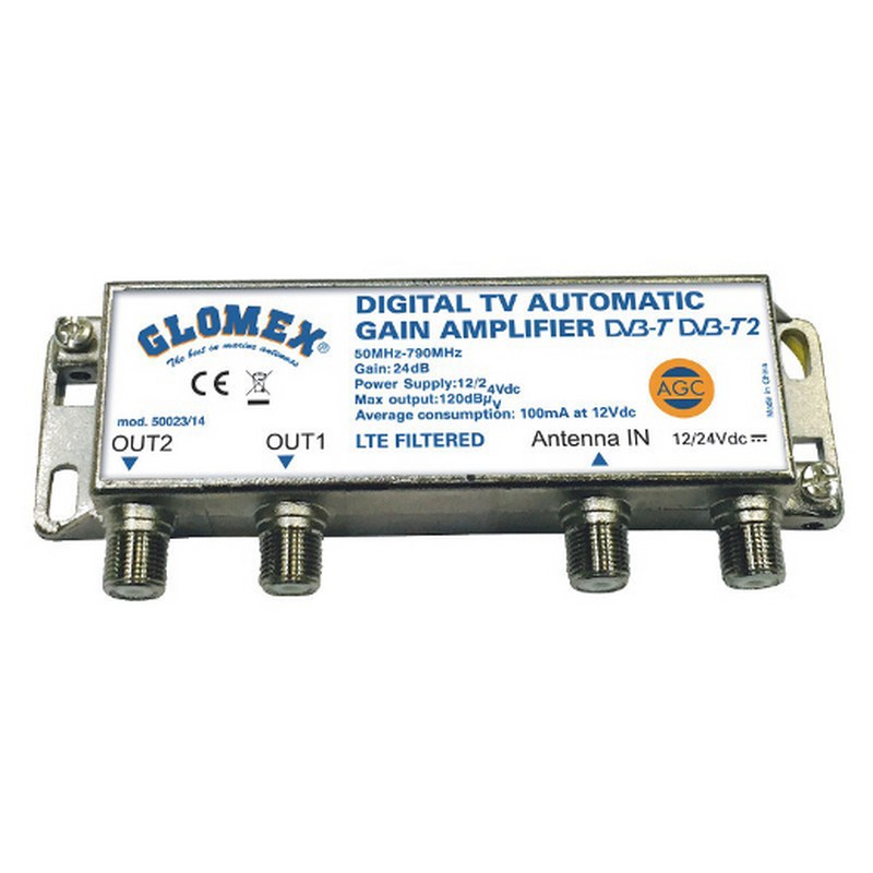 ΑΥΤΟΜΑΤΟΣ ΕΝΙΣΧΥΤΗΣ ΣΗΜΑΤΟΣ GLOMEX AUTO AMPLIFIER