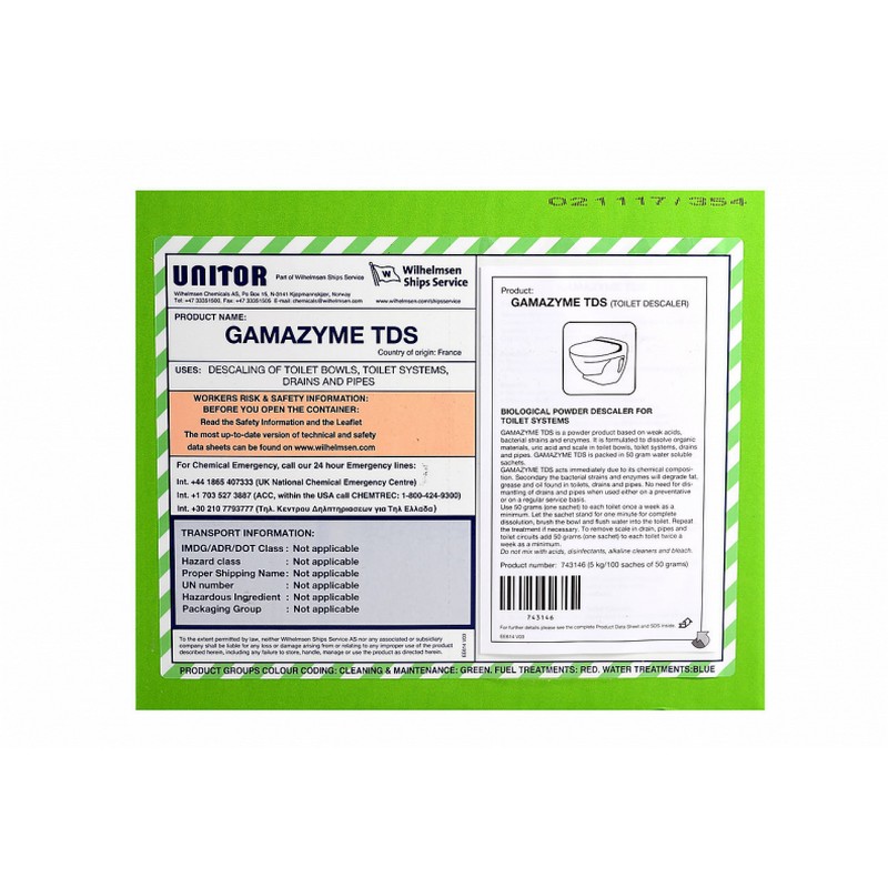 Gamazyme Tds 5kg Blue Sach w/Mint