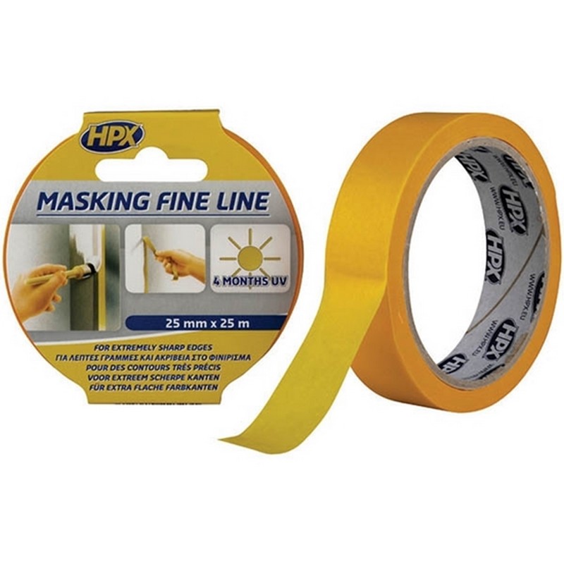 ΧΑΡΤΟΤΑΙΝΙΑ ΒΑΦΗΣ HPX FINE LINE 25mm X 25m