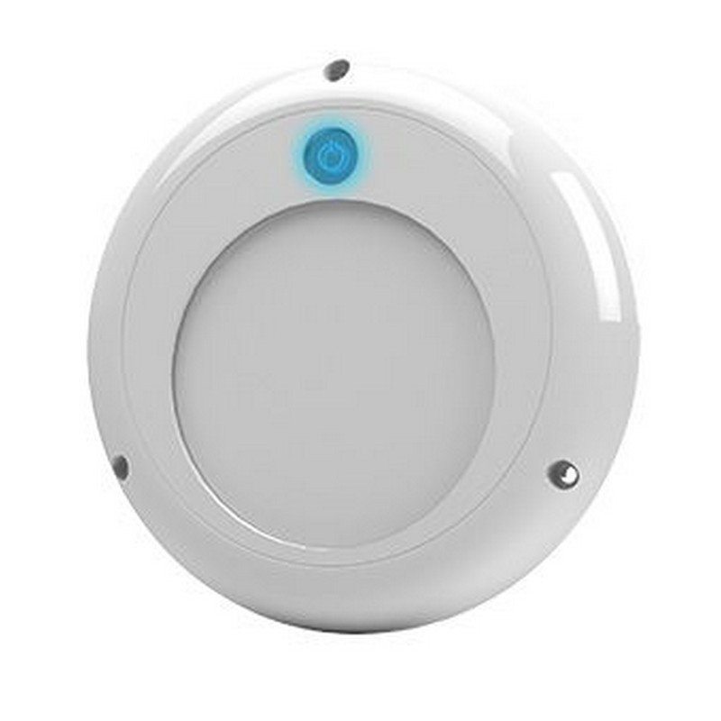 Πλαφονιέρα Λευκή Με Διακόπτη Uniteck 6Led/18W Φ70