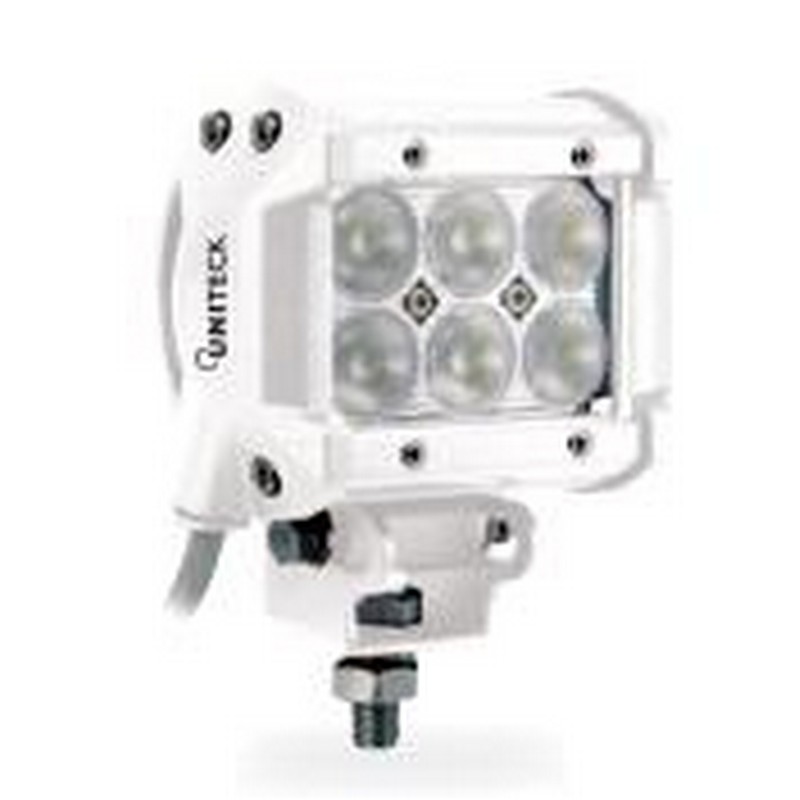 ΠΡΟΒΟΛΕΑΣ LED ΛΕΥΚΟΣ ΜΕ ΒΑΣΗ 18W 12/24V UNITECK LED LIGHT 1260 LUMENS