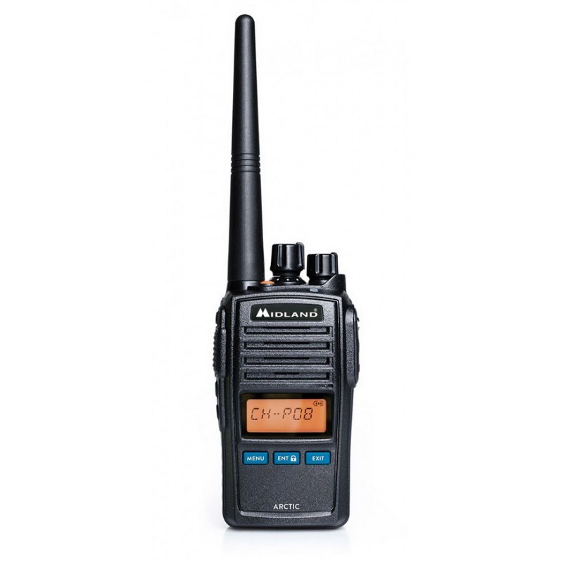 MIDLAND VHF ARCTIC ΦΟΡΗΤΟ ΜΑΥΡΟ