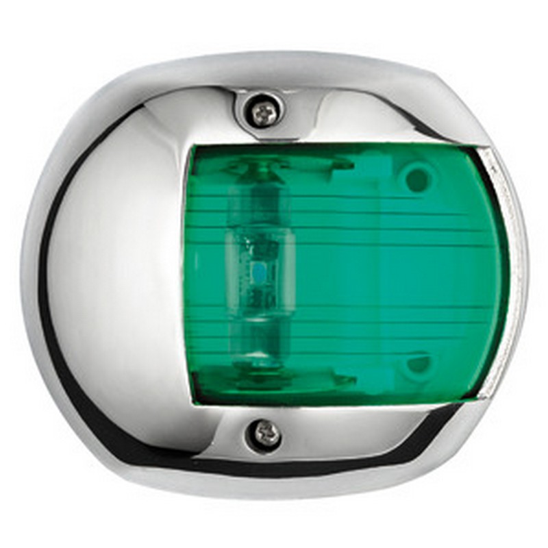 ΦΑΝΟΣ ΝΑΥΣΙΠΛΟΪΑΣ INOX ΠΡΑΣΙΝΟΣ 7,2cm LED OSCULATI