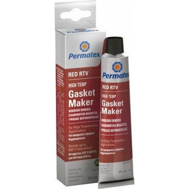 ΣΙΛΙΚΟΝΟΥΧΑ ΦΛΑΝΤΖΟΚΟΛΛΑ HI-TEMP RED PERMATEX 80ML