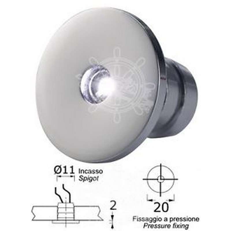 ΠΛΑΦΟΝΙΕΡΑ ΧΩΝΕΥΤΗ ΧΡΩΜ LED ΜΠΛΕ