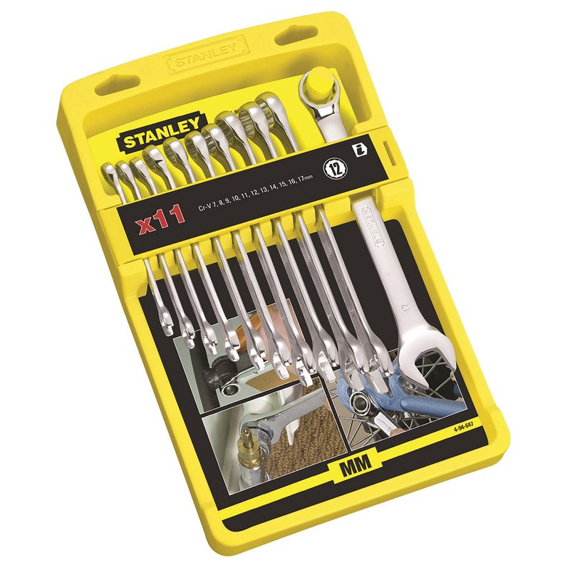 Stanley Σετ Γερμανοπολύγωνα 7-17mm 11τμχ