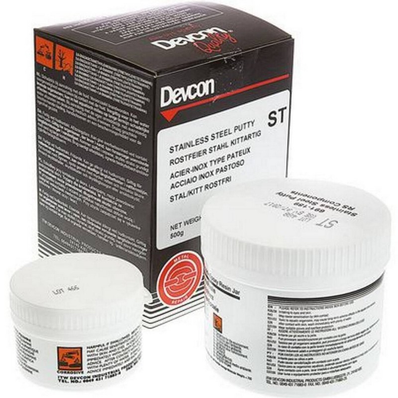 STAINLESS STEEL PUTTY ST DEVCON 500GR