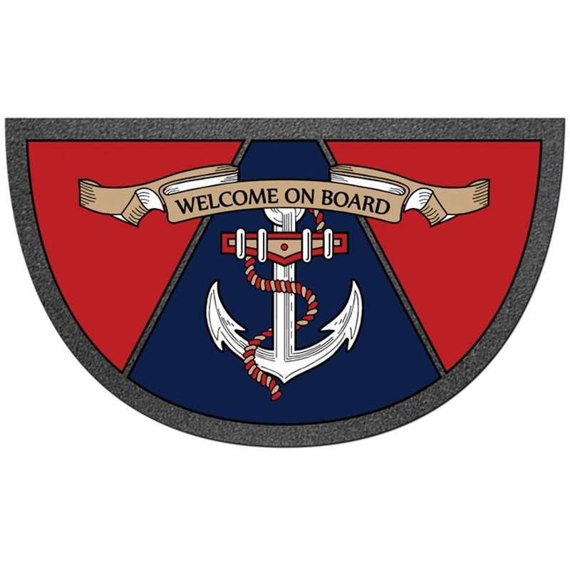Χαλάκι Welcome On Board Anchor 40x68cm Osculati