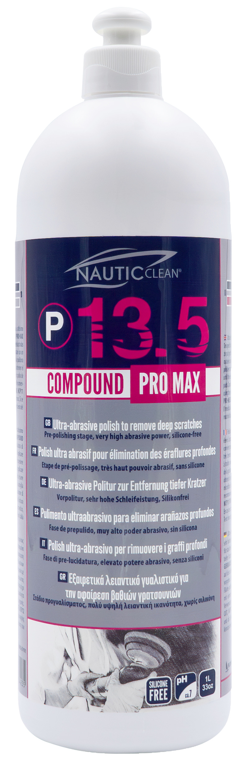 Αλοιφή Γυαλίσματος Nautic Clean 13.5 One Step 1L
