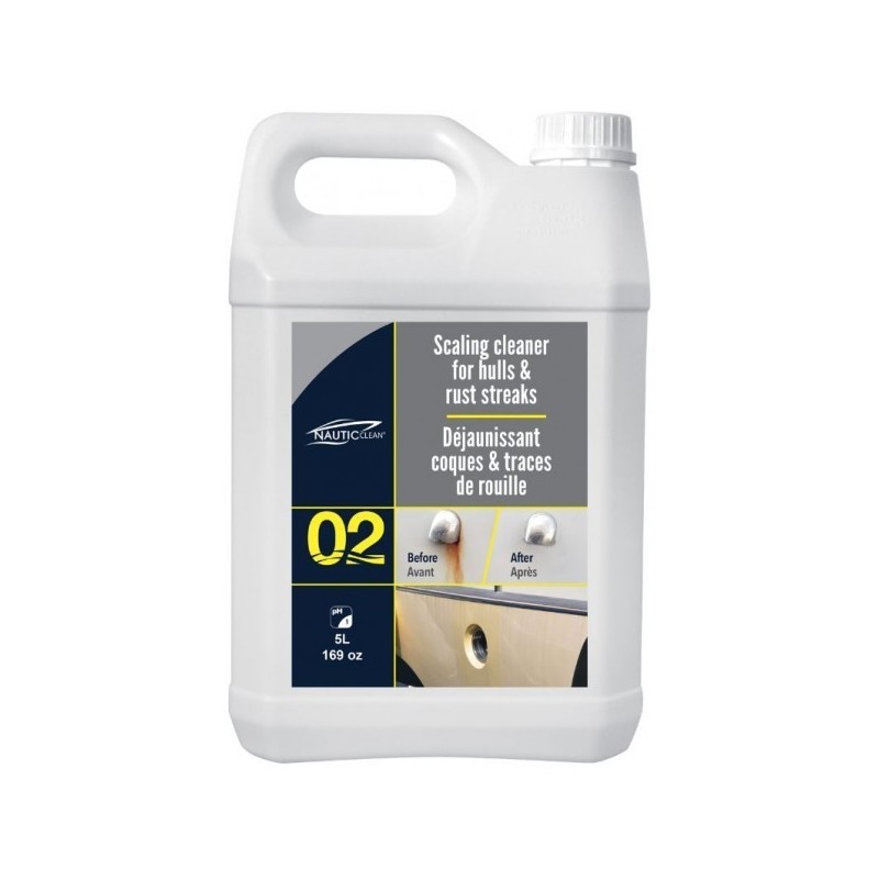 Καθαριστικό Σκουριάς Nautic Clean 02 Rust Remover & Scaling Cleaner 5Lt