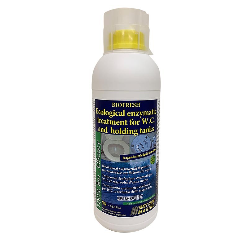 MATT CHEM Biofresh 1lt Οικολογική Ενζυματική Θεραπεία για WC και Δεξαμενές Νερού