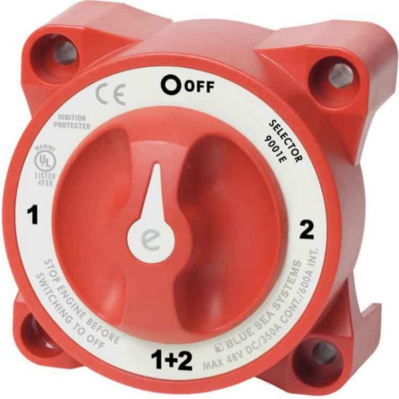 Διακόπτης Μπαταρίας Both Blue Sea Systems 9001 E Series Selector Battery Switch 350A-600A