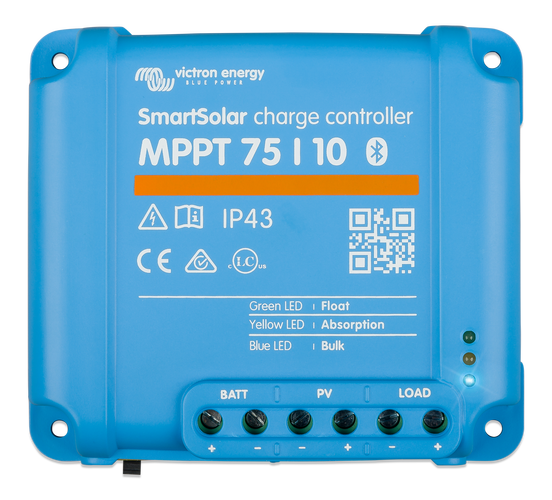 Ρυθμιστ΄ής Φορτισης Φωτοβολταϊκού Victron MPPT Smart Solar 75/10 