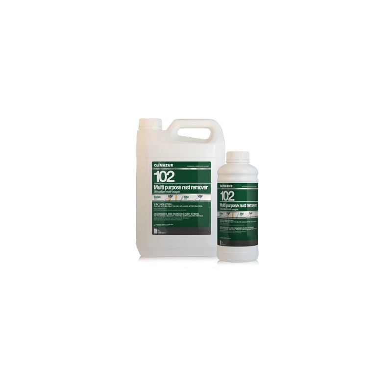 Αφαιρετικό Σκουριάς Clinazur 102 Multi Purpose Rust Remover 5Ltr